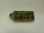 New York License Plate Key Chain of Jack D. Weiler