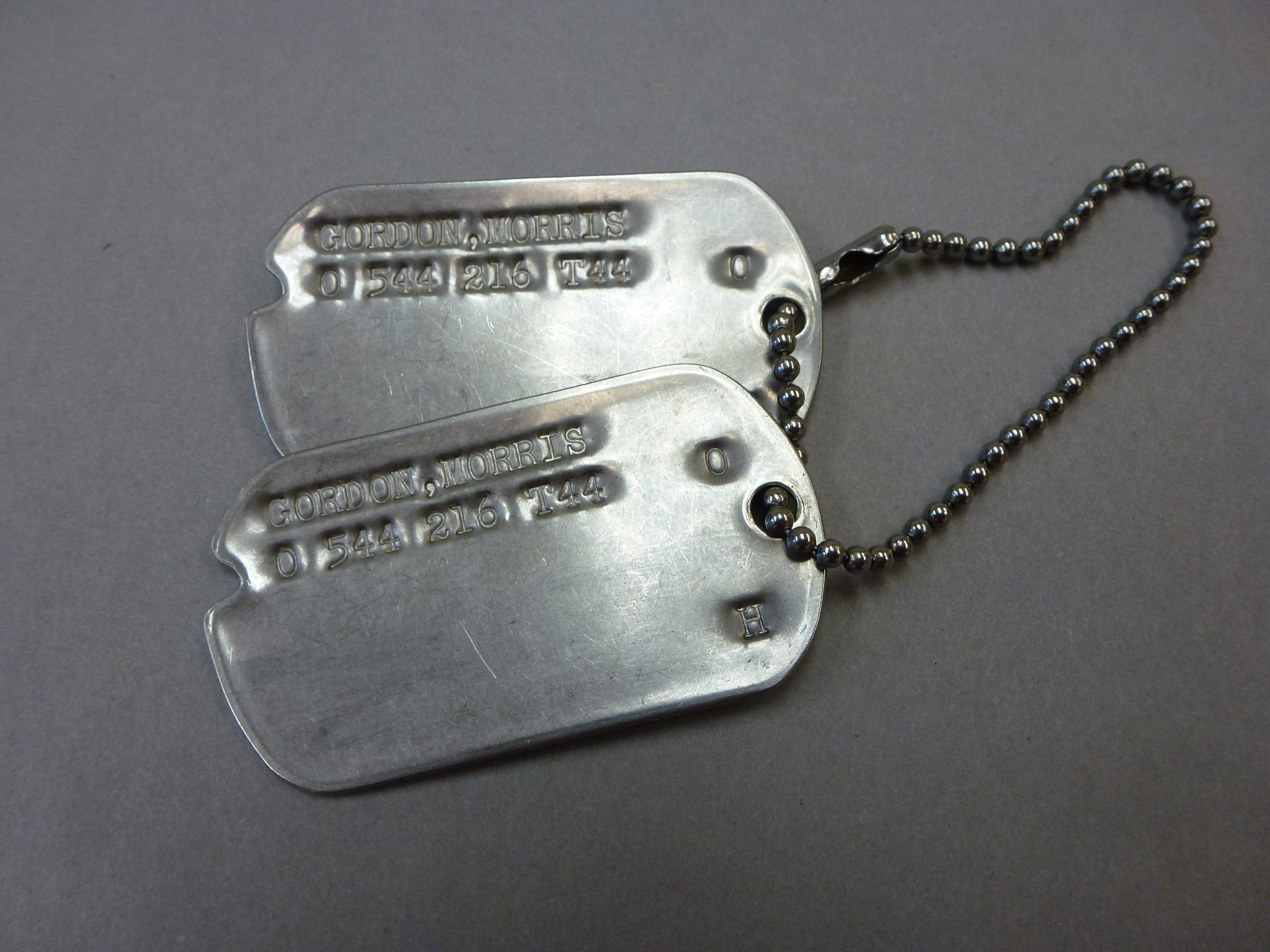 Morris Gordon Dog Tags