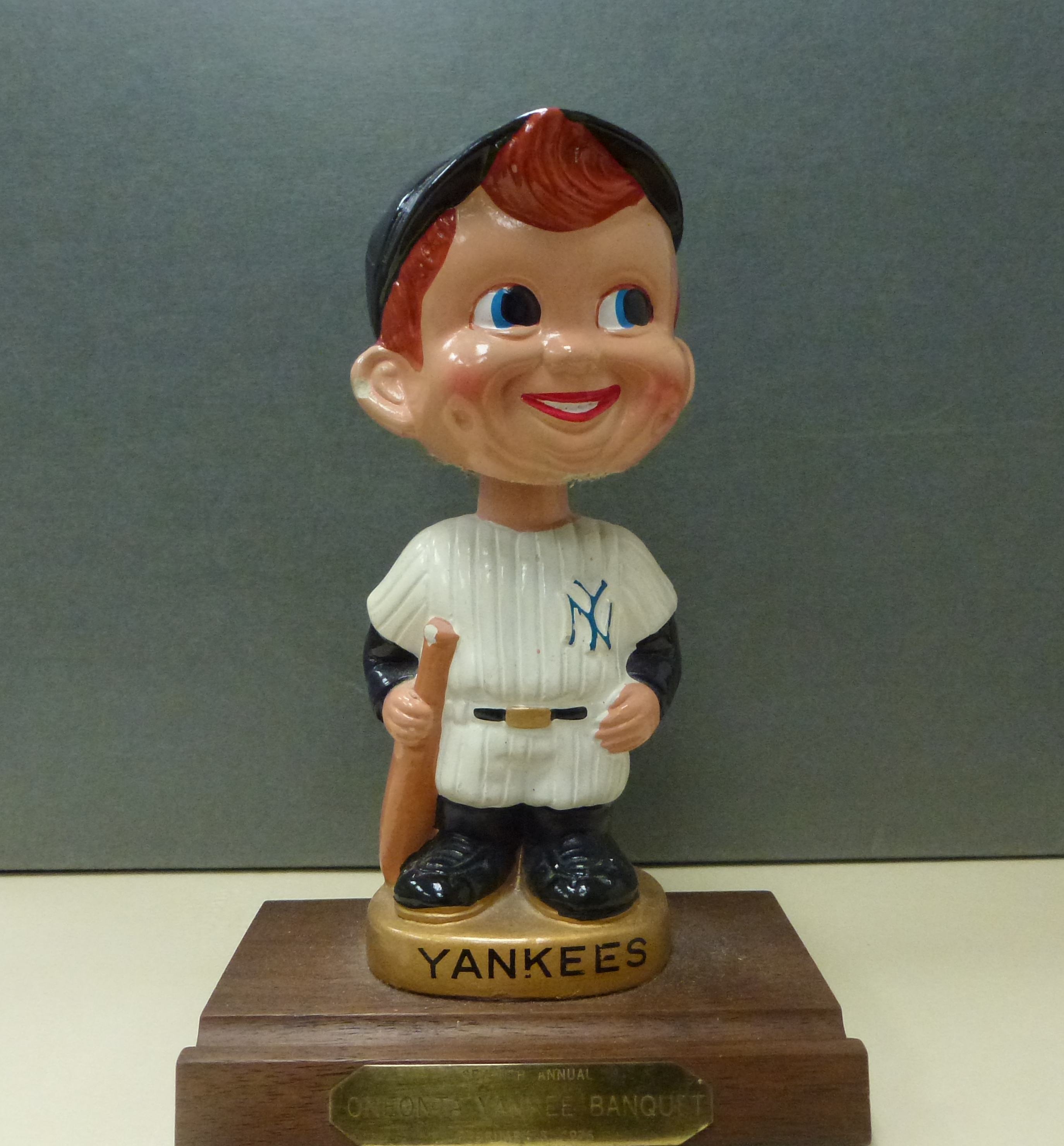 Mel Allen's 7th Annual Oneonta Yankee Banquet Bobble-Head Doll, Feb 8th, 1976