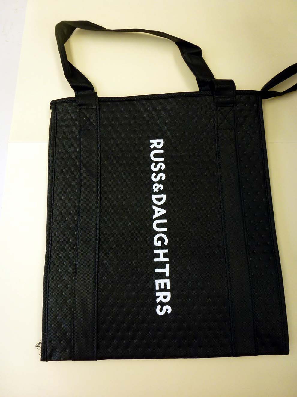 Russ & Daughters Thermal bag with vertical logo